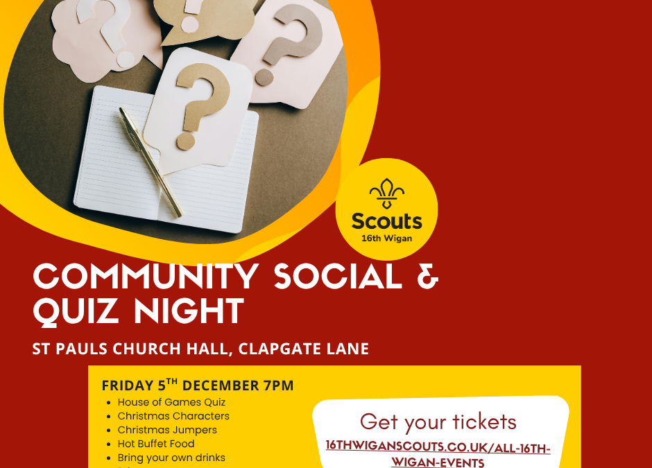 Community Social & Quiz Night