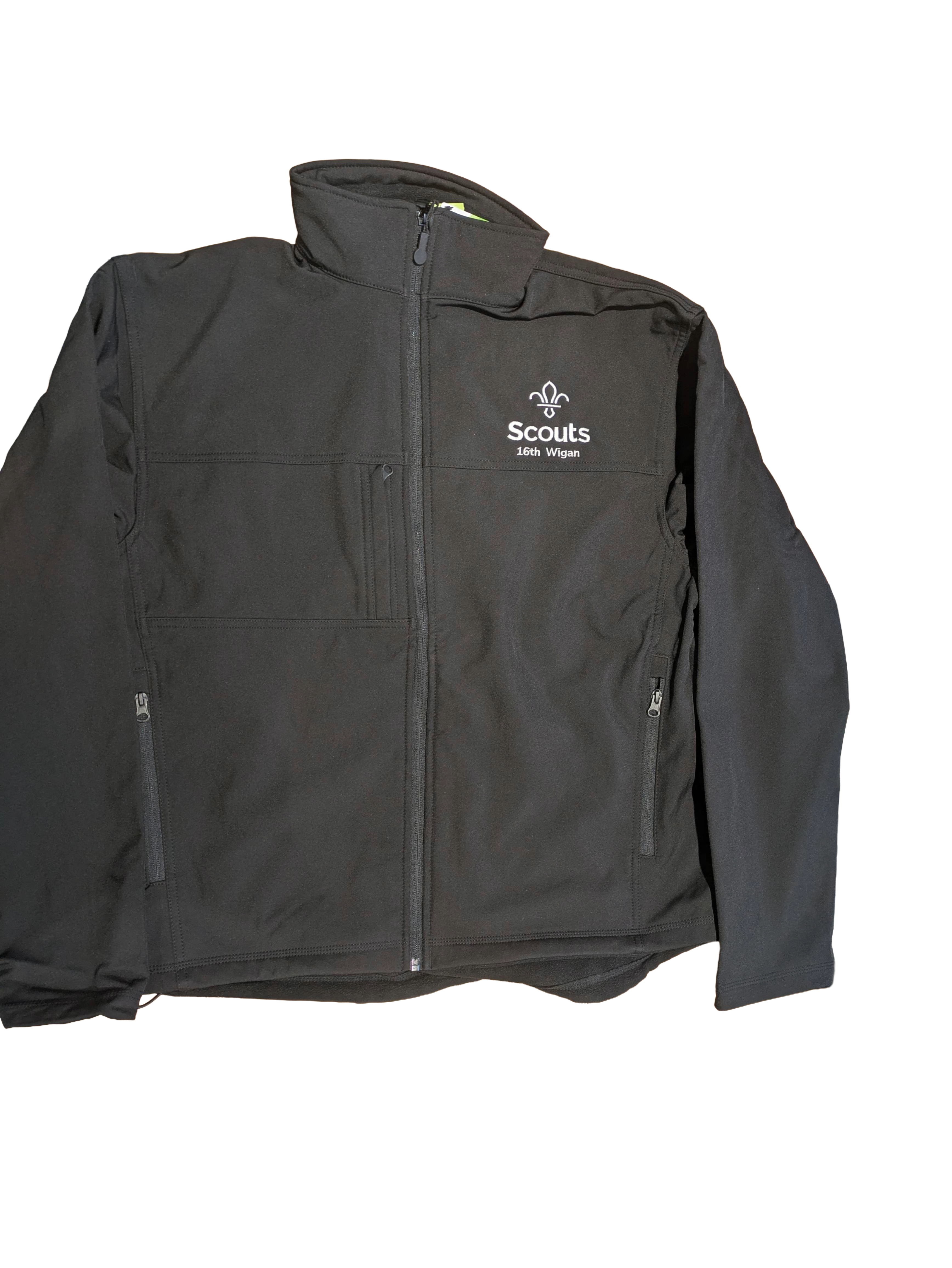 16th Wigan Black Soft Shell Jacket